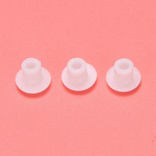 Plastic Round Shaped Cover Screw Cap Lid White 100Pcs for 5mm Dia Hole