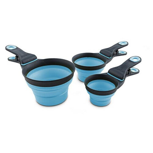 Popware DEX30735 Collapsible Kilp Scoop, Blue - Large