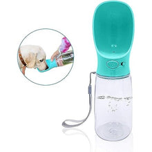 Portable 550ml Dog Pet Water Bottle - Travel Puppy Water Dispenser - Leak Proof Outdoor Drinking Mug Cup