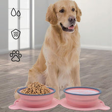 Portable Pet Bowl Non-Slip Dogs Travel Slow Feeding Bowl Water Bowl Food Container Dish for Cats Dogs Small Pets Plate Collapsible Pet Bowl