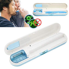 Portable UV toothbrush sanitizer case, box for toothbrush disinfectant toothbrush for sterilization head sterilizer case for travel toothbrush for