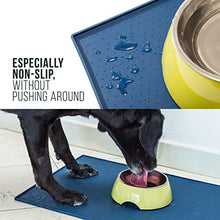 Premium Silicone Waterproof Food Mat, Dog and Cat Bowl Pet Feeding Underlay