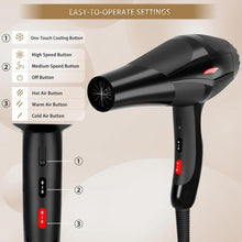 Professional Hair Dryer, Ionic Hair Dryer, Fast Drying with Diffuser