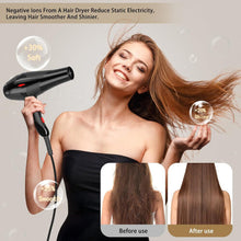 Professional Hair Dryer, Ionic Hair Dryer, Fast Drying with Diffuser