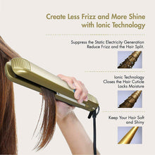 Professional Hair Straighteners Irons Golden Digital LCD Display