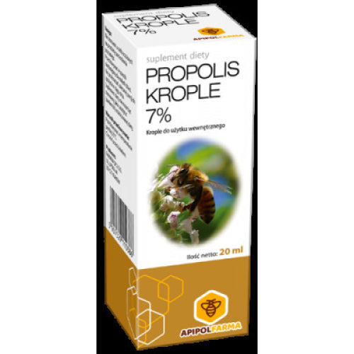 Propolis drops 7% drops - 20ml Propolis krople 7% krople - 20ml