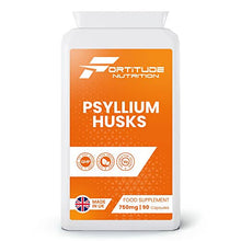 Psyllium Husks Capsules | Psyllium Husk Fiber Supplement | Natural Soluble Fibre Supplements 750mg 90 Vegan Capsules | for Digestion, Colon Cleanse