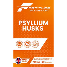 Psyllium Husks Capsules | Psyllium Husk Fiber Supplement | Natural Soluble Fibre Supplements 750mg 90 Vegan Capsules | for Digestion, Colon Cleanse