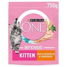 Purina One Kitten Dry Cat Food with Chicken and Wholegrain 4x750g