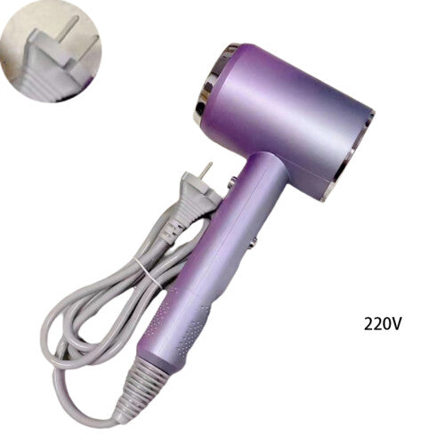 (Purple 800W) Four Color 800w1200w Highpower Fashionable Highspeed Portable Hair Dryer 220v