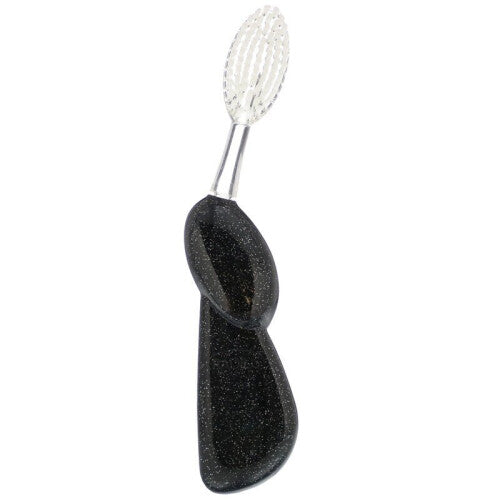 RADIUS, Big Brush, Soft, Right Hand, Black Sparkle, 1 Toothbrush