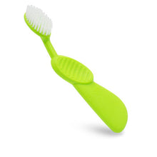 Radius Toothbrush Flex Brush BPA Free & ADA Accepted Designed to Improve Gum Health & Reduce Gum Issues - Right Hand - Lime White - Pack of