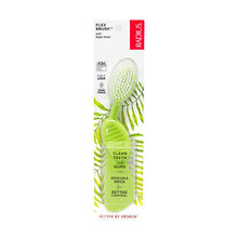 Radius Toothbrush Flex Brush BPA Free & ADA Accepted Designed to Improve Gum Health & Reduce Gum Issues - Right Hand - Lime White - Pack of