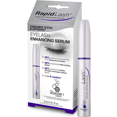 RapidLash Eyelash Enhancing Serum for Thicker, Stronger, Fuller and Longer Looking Lashes, Scientifically Inspired Conditioning and Moisturi