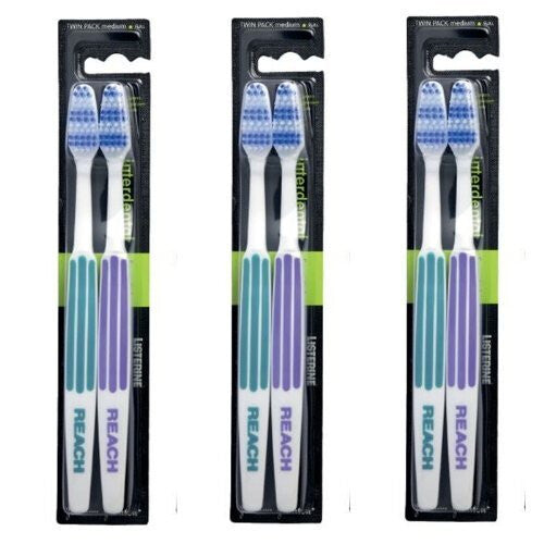 Reach Toothbrush Interdental MEDIUM TWINPACK - 3 * twin pack by Reach