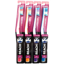 REACH Total Care Floss Clean Toothbrush Soft Full 1 Each (Colors May Vary) (Pack of 4)