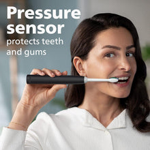 Rechargeable Electric Toothbrush with Pressure Sensor, Black