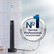 Rechargeable Electric Toothbrush with Pressure Sensor, Black