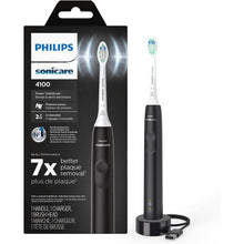 Rechargeable Electric Toothbrush with Pressure Sensor, Black