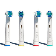 Recyclable Electric toothrbush Heads - Compatible with Oral B 4-Pack, Standard Bristles. Free Recycling