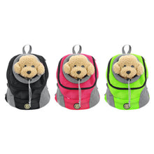 (Red, L) Pet Dog Shoulder Bag Small Dog Travel Mesh Backpack Breathable Portable Outbound Travel Pet Bag