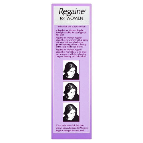 Regaine for Women Regular Strength Hair Regrowth Solution, 60 ml