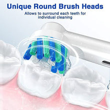 Replacement Brush Heads Compatible with Oral B, 16Pcs Toothbrush Heads for Oral B Works with Precision, Whitening and Floss-White