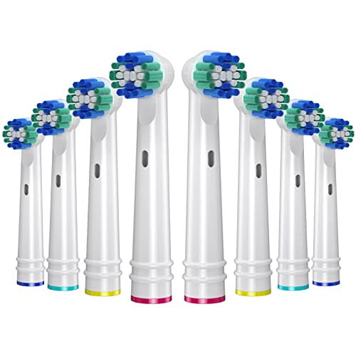 Replacement Brush Heads for Oral B, 8 Pack Electric Toothbrush Heads for Oral B Braun, Classic Precision Clean Brush Heads Fit Professional Care,