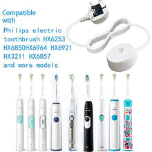 Replacement Electric Toothbrush Inductive Charger Base Compatible with Philips Sonicare HX6100-HX8000-HX3000 Series Toothbrush Power Cord. and Most