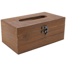 Retro Natural Wooden Tissue Box Toilet Paper Cover Case Napkin Holder Home Car Tissue Paper Napkin Case