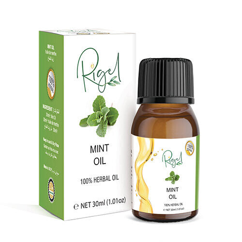 RIGEL 100% Herbal Mint Oil | Oil For Skin, Hair & Beauty Treatment - 30ml