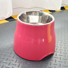 (Rose Red, 16x8.5cM) Feeder Drinking Bowls for Dogs Cats Pet