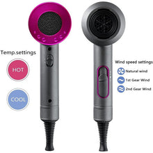 (Rose Red) 2000W Quick Dry Negative Ion Blow Dryer Constant Temperature Hair Dryer with Diffuser Hair Dryer with 2 Speeds, 3 Heat and Cool Buttons