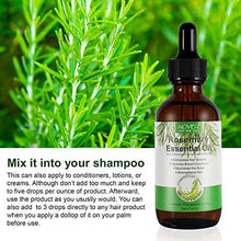 Rosemary Hair Growth Oil, Rosemary Essential Oil, Rosemary Oil for Hair Growth & Skin Care, Stimulates Hair Growth, Strengthens Hair, Nourishes Scalp,