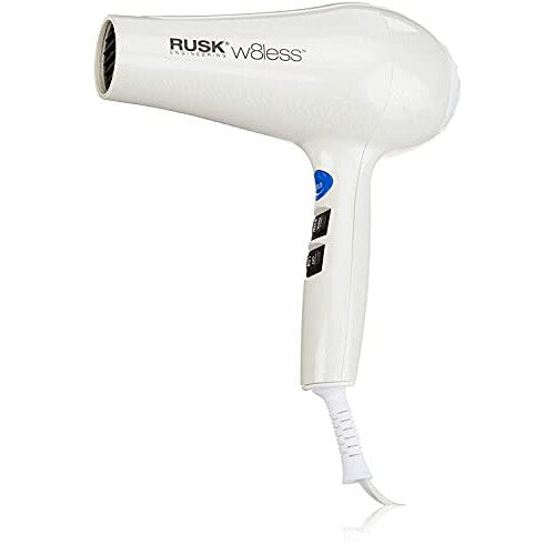 RUSK Engineering W8less Professional 2000 Watt Dryer, Lightweight, Penetrates Hair Deeply, Faster Drying Time, Eliminates Static and Frizz, Professio