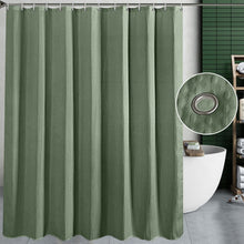 Sage Green Shower Curtain Shower Curtain, Fabric Shower Curtain Water-Repellent, 12 Metal Grommets,72X72In