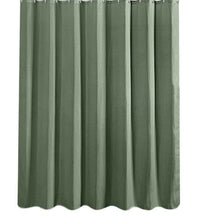 Sage Green Shower Curtain, Water-Repellent, 12 Metal Grommets,72X72In