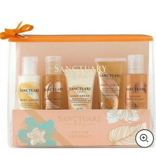 Sanctuary Spa - 5 Item - Petite Retreat Bath & Body Zipped Gift Bag Set