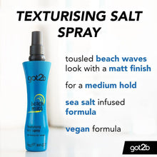 Schwarzkopf got2b Beach Matt Texture Sea Salt Hair Spray, Medium Hold, Creates Waves and Textures with a Matt Finish, 200 ml packaging may vary