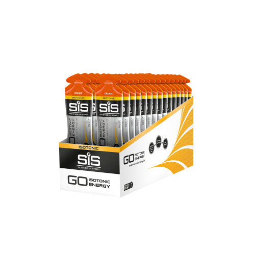 Science in Sport Go Isotonic Energy Gel, Orange, 60 ml, Pack of 30