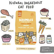 Scrumbles All Natural Dry Cat Food with 75% Chicken, High Protein Food For Adults And Seniors, 2.5Kg