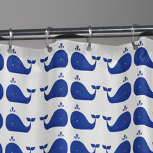 Sealskin Shower Curtain Blue and White Bathroom Decoration Privacy Protector