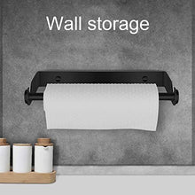 Self Adhesive Kitchen Paper Towel Holder，Kitchen Roll Holder Under Cabinet Wall Mounted ，No Drilling Cupboard Roll Holder ，Stainless Steel Paper