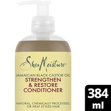 SheaMoisture Jamaican Black Castor Oil Strengthen & Restore Conditioner no silicones or sulphates for chemically processed, heat styled or natural