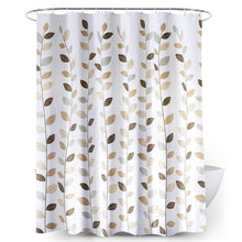 Shower Curtain for Bathroom with 12 Hooks, Polyester Fabric Machine Washable Waterproof Shower Curtains-180X180cm