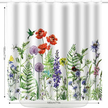 Shower Curtain for Bathroom,Waterproof Anti Mould Bath Curtain Sea Turtle with Weighted Hem,12 Hooks Washable Polyester Shower Curtains for Wet Room