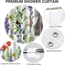 Shower Curtain for Bathroom,Waterproof Anti Mould Bath Curtain Sea Turtle with Weighted Hem,12 Hooks Washable Polyester Shower Curtains for Wet Room