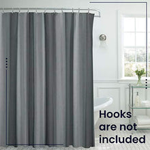 Shower Curtain Liner - Magnetic Weighted Fabric, Water Mold Mildew Resistant, Long Shower Curtain for Bathroom with Anti Rust Copper Grommets, 180 x