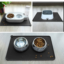 Silicone Pet Food Mats Tray Non Slip Pet Dog Cat Bowl Mats Placemat Dog Pet Cat Feeding Mat Wat