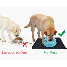 Silicone Pet Food Mats Tray Non Slip Pet Dog Cat Bowl Mats Placemat Dog Pet Cat Feeding Mat Wat